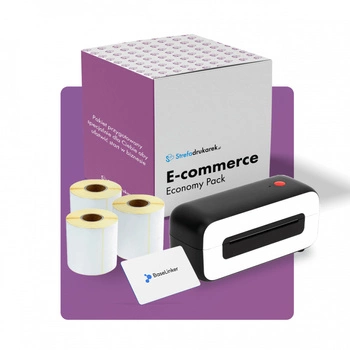 Pakiet e-commerce Economy Pack z drukarką etykiet AIMO AM246S Biała